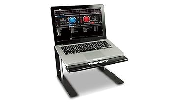 DJ用　PCスタンド Amazon.co.jp: Fat Toad ダブルDJノートパソコンスタンド